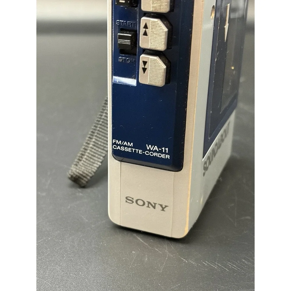 SONY Soundabout Cassette Radio Walkman WA-11/Radio Works/Cassette Not Working
